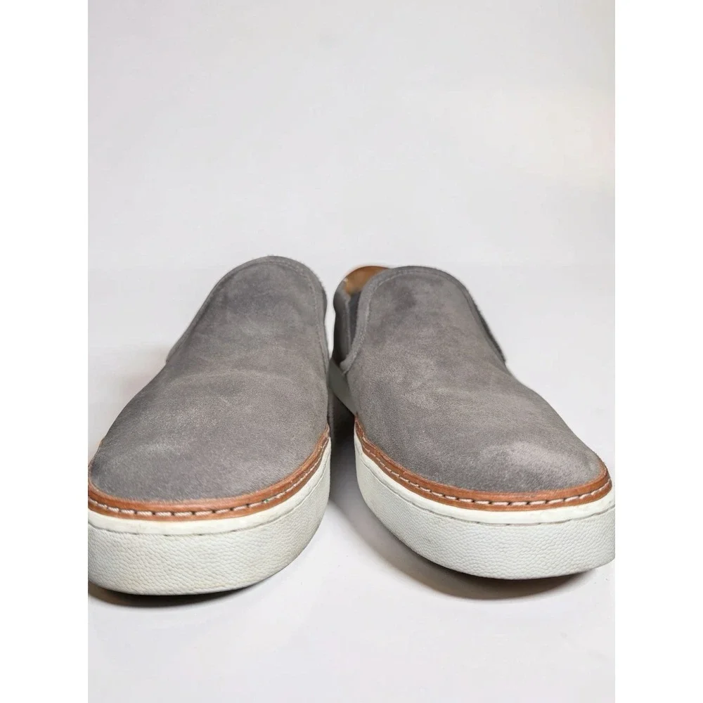 Allen Edmonds Men's Alpha Loafer Size 8.5 D Suede Slip On Sneaker Grey Suede EUC